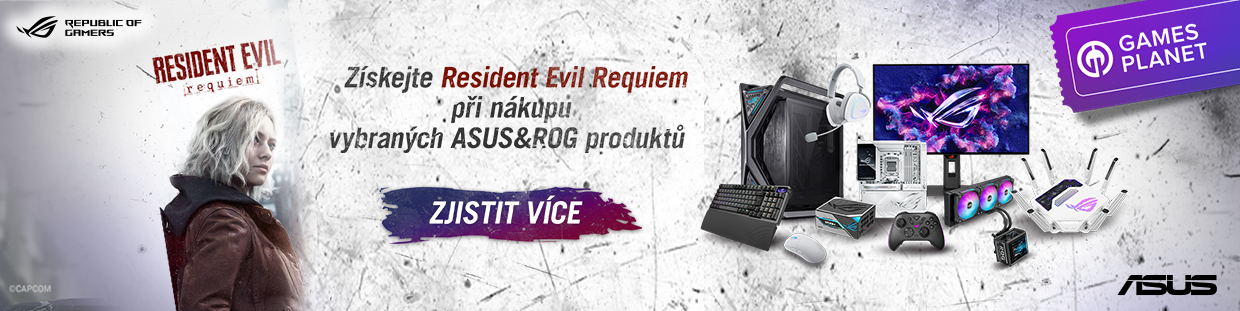 Resident Evil requiem dárek k nákupu Asus produktů